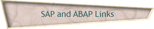 SAP and ABAP Links